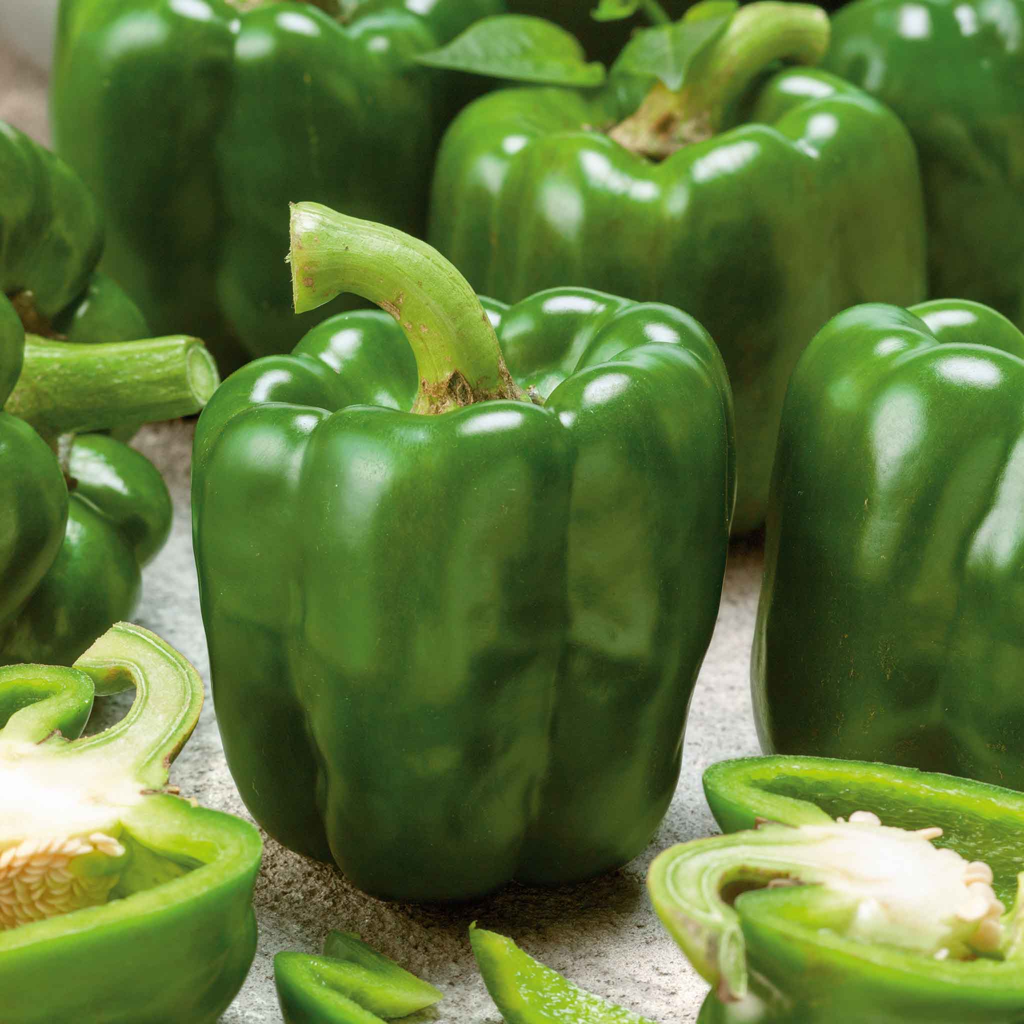 Organic Sweet Pepper Seeds - Emerald Giant